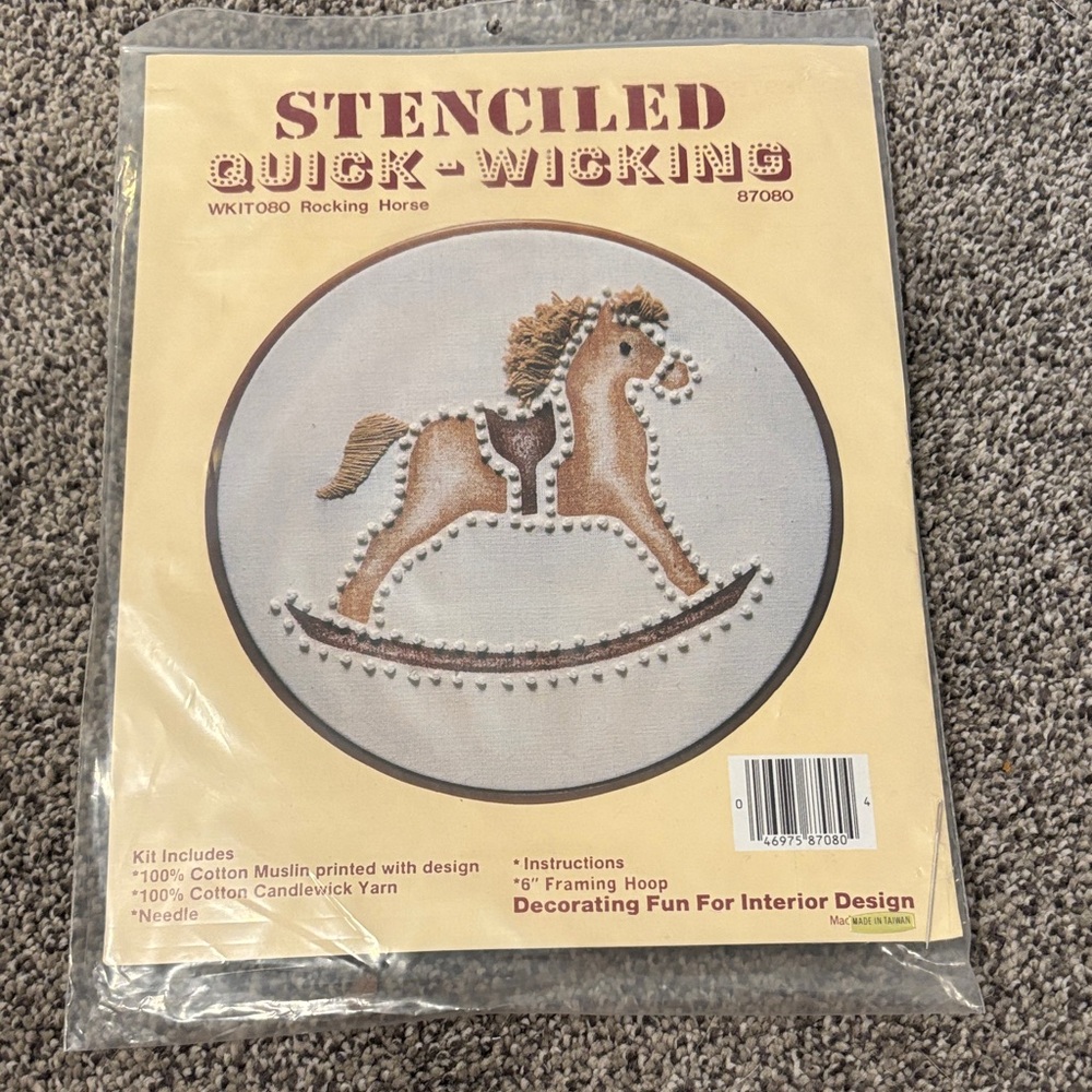 Stenciled Rocking Horse Kit